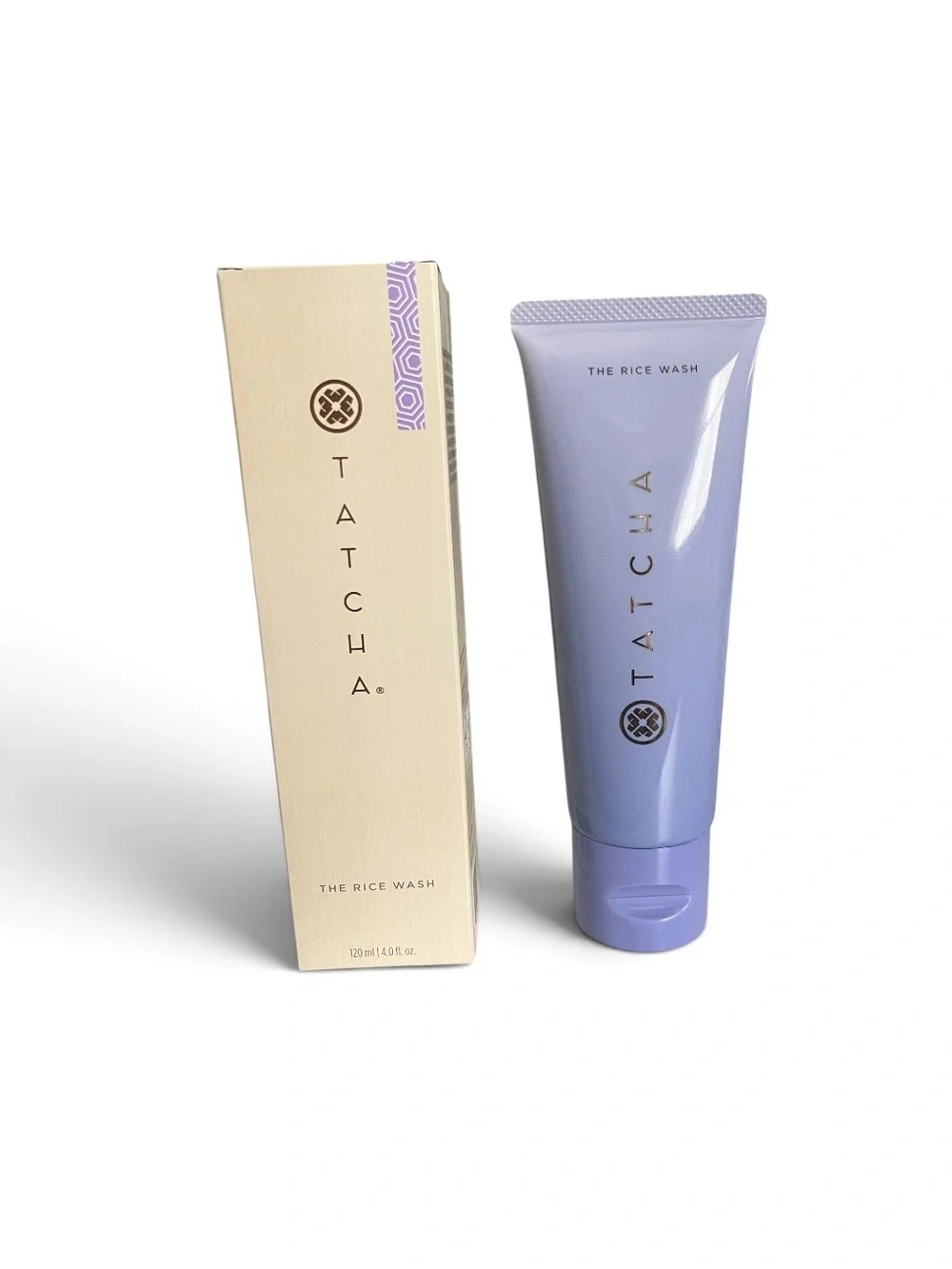 Tatcha Rice Wash Gentle Foaming Cleanser - Lavender Tube